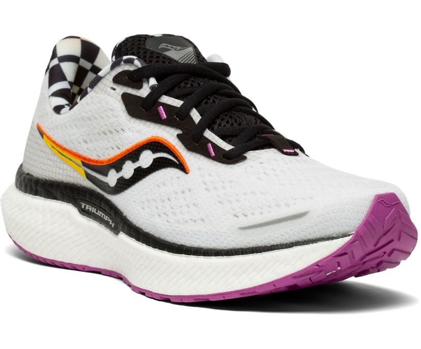 Női Saucony Triumph 19 Futócipő Titán Fekete | HU 276QMA